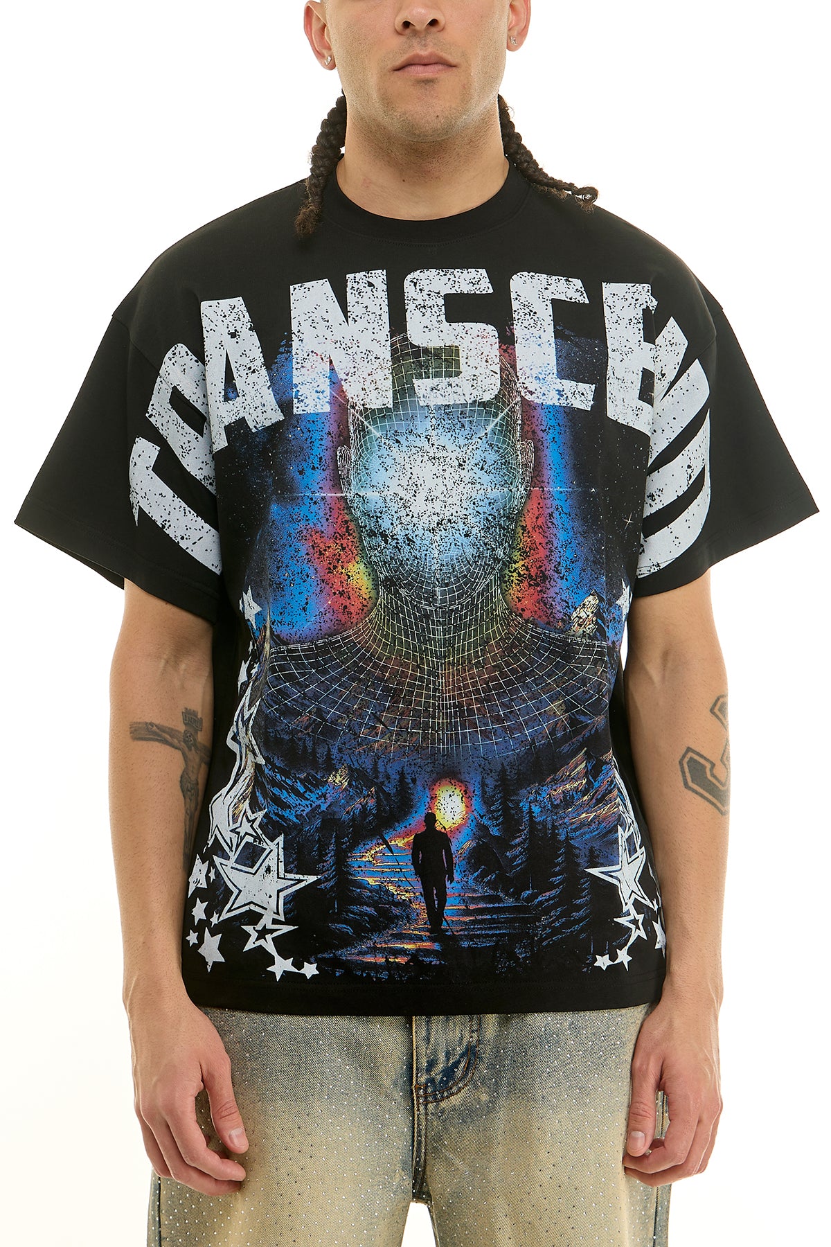 KNT089 Black | KDNK Transcend Graphic Tee