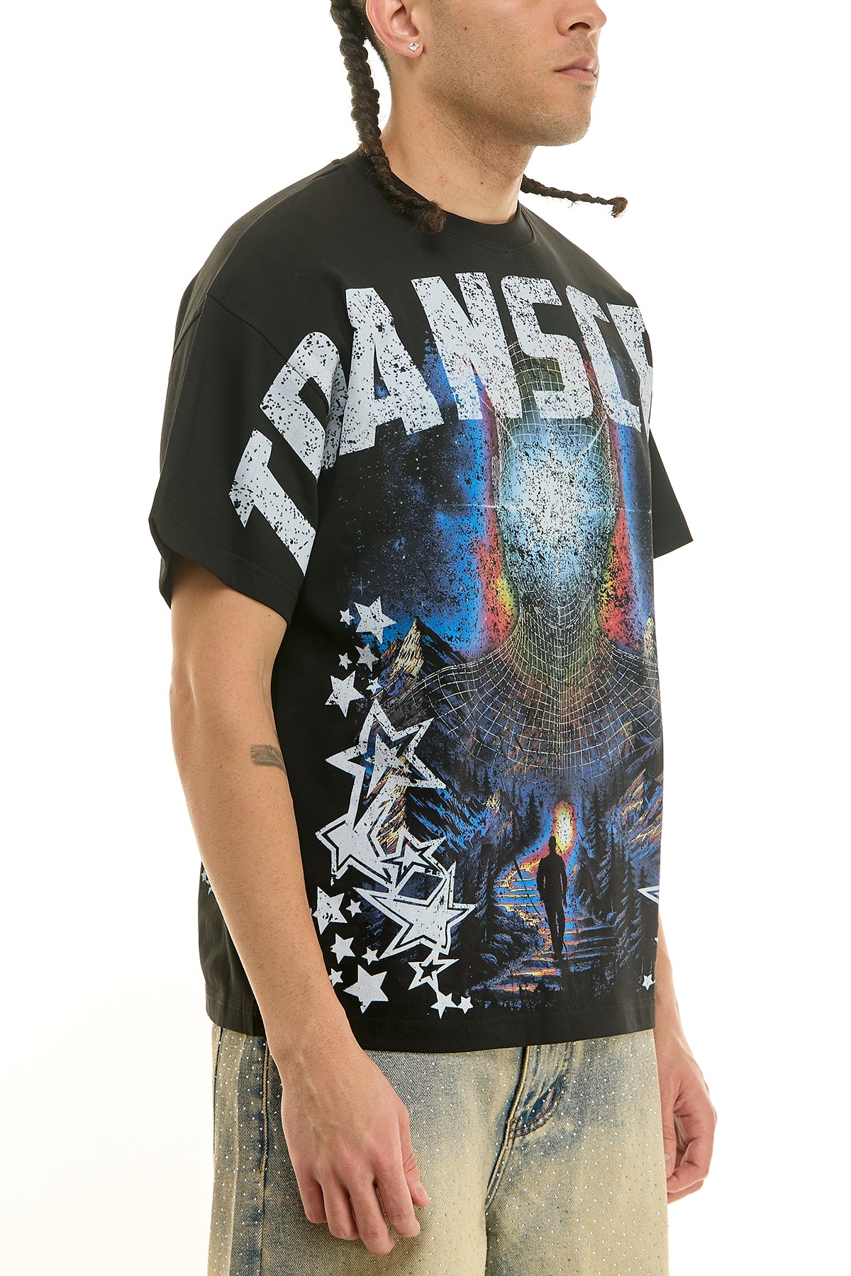 KNT089 Black | KDNK Transcend Graphic Tee