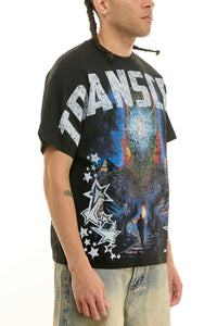 KNT089 Black | KDNK Transcend Graphic Tee