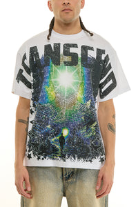 KNT089 White | KDNK Transcend Graphic Tee