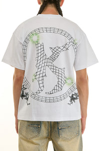 KNT089 White | KDNK Transcend Graphic Tee