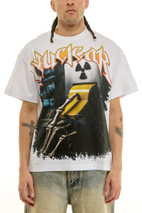 KNT109 White | KDNK Nuclear Graphic Tee