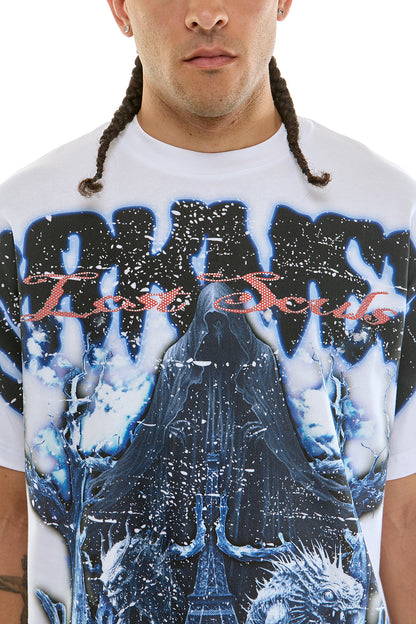 KNT110 White | KDNK Darkness Graphic Tee