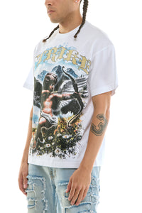 KNT112 White | KDNK Strike Graphic Tee