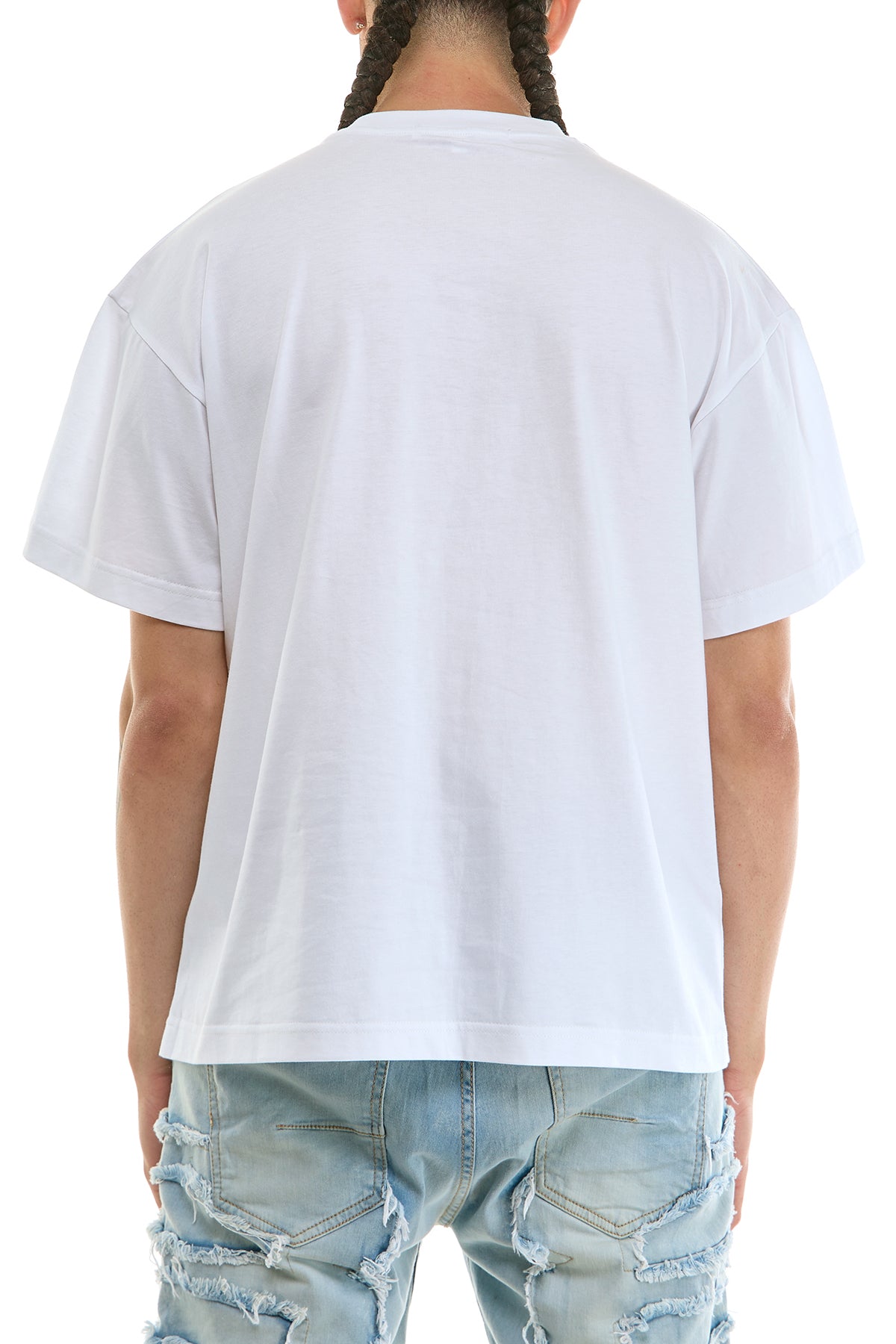KNT112 White | KDNK Strike Graphic Tee