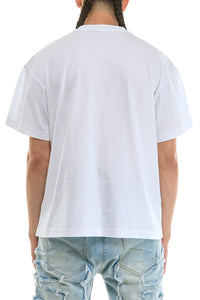 KNT112 White | KDNK Strike Graphic Tee