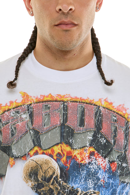 KNT116 White | KDNK Reborn Graphic Tee
