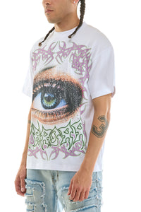 KNT119 White | KDNK Vision Graphic Tee