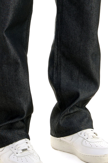 RJ168 Black/Black | KDNK Color-Stitch Raw Denim Jeans