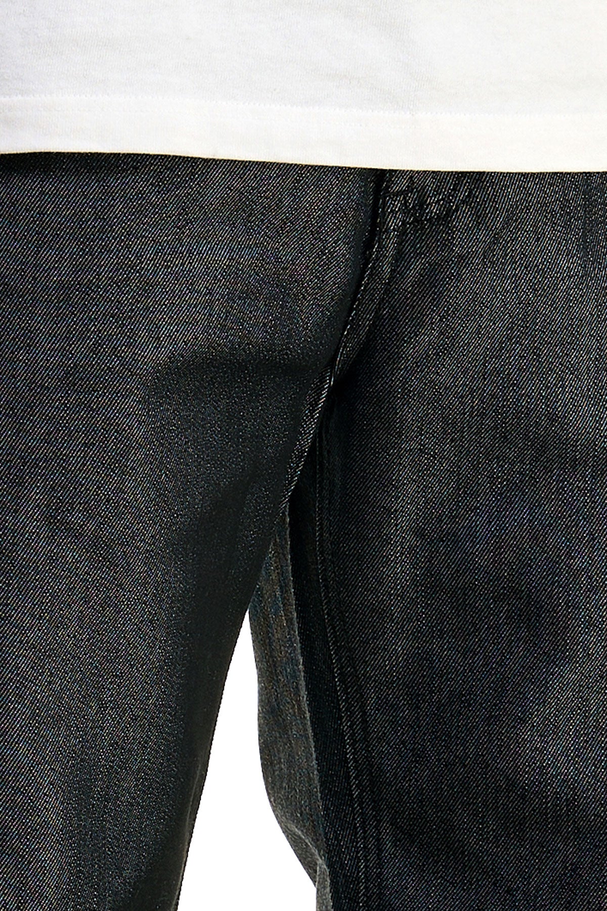 RJ168 Black/Black | KDNK Color-Stitch Raw Denim Jeans
