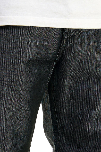 RJ168 Black/Black | KDNK Color-Stitch Raw Denim Jeans