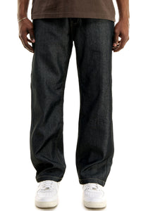 RJ168 Black/Khaki | KDNK Color-Stitch Raw Denim Jeans