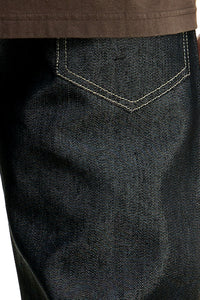 RJ168 Black/Khaki | KDNK Color-Stitch Raw Denim Jeans