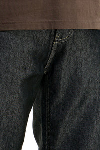 RJ168 Black/Khaki | KDNK Color-Stitch Raw Denim Jeans