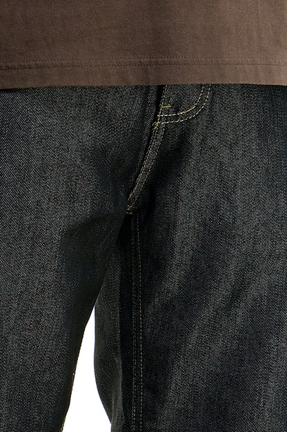 RJ168 Black/Khaki | KDNK Color-Stitch Raw Denim Jeans