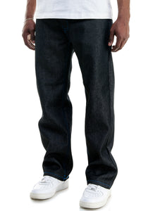 RJ168 Black/Royal Blue | KDNK Color-Stitch Raw Denim Jeans