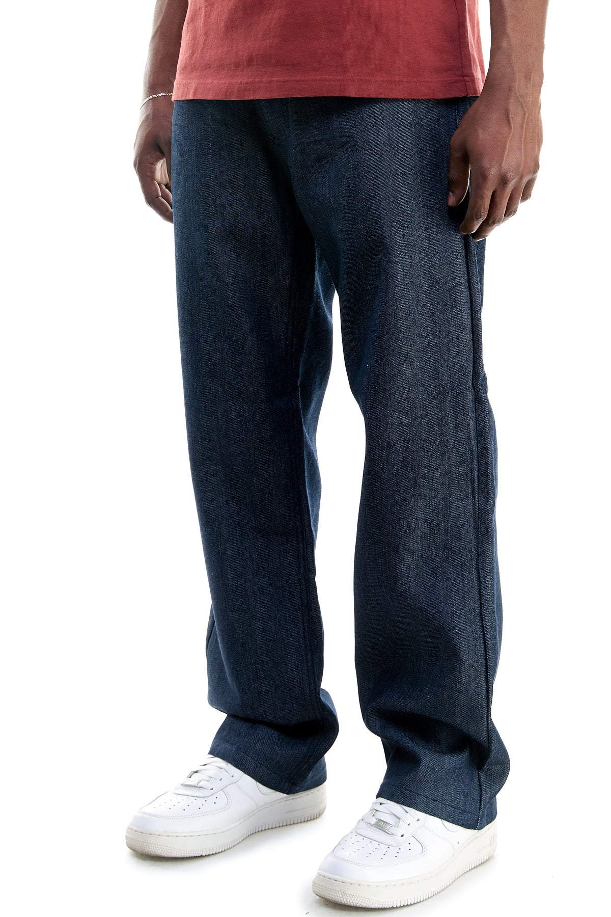 RJ168 Indigo/Navy | KDNK Color-Stitch Raw Denim Jeans