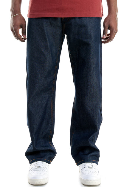 RJ168 Indigo/Timber | KDNK Color-Stitch Raw Denim Jeans