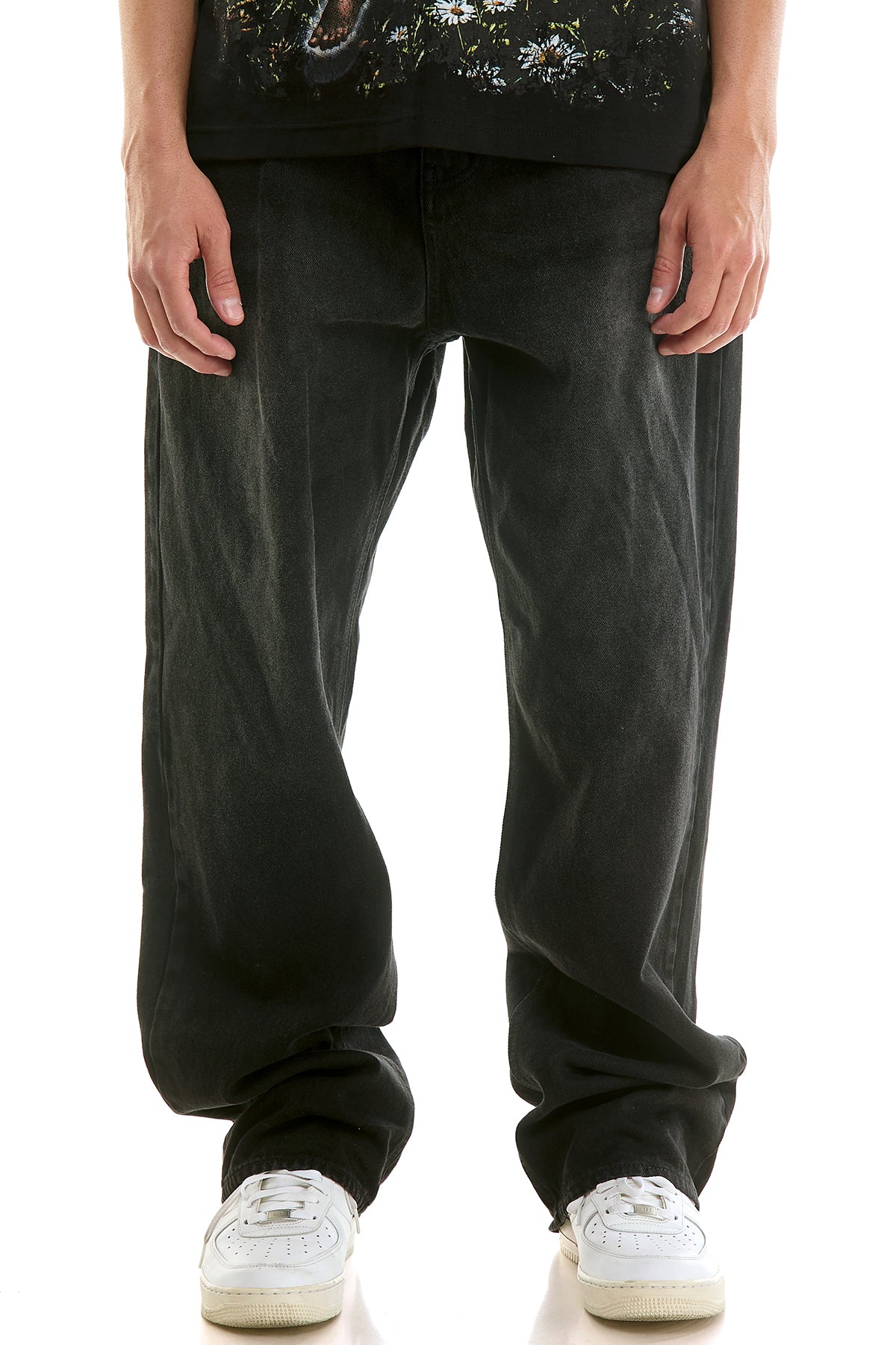 SB101 Black | KDNK Basic Baggy Jeans