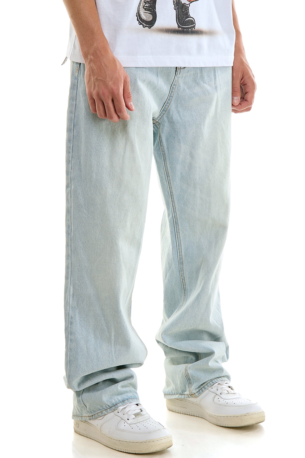 SB101 Lt.Blue | KDNK Basic Baggy Jeans