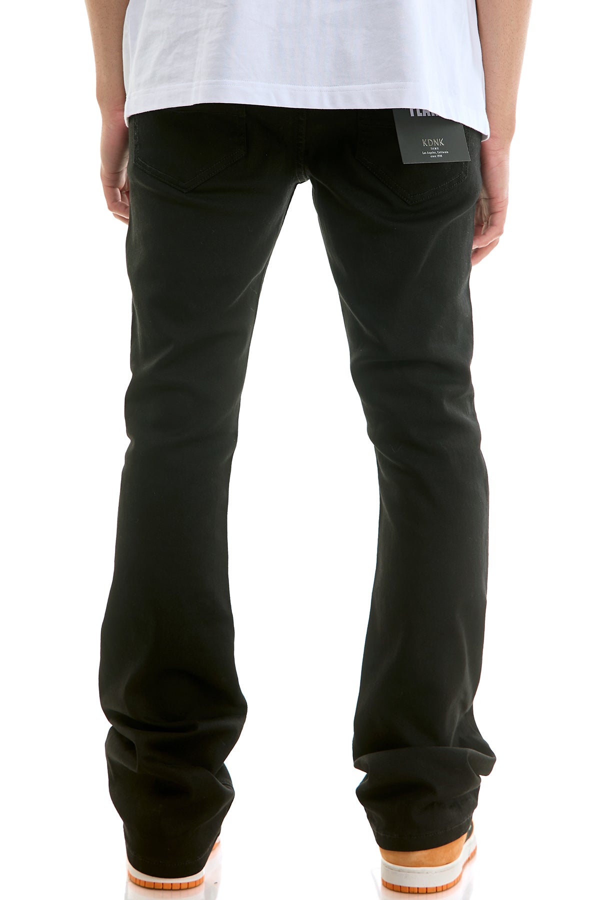 SK202 Jet Black | KDNK Basic Skinny Flare Pants