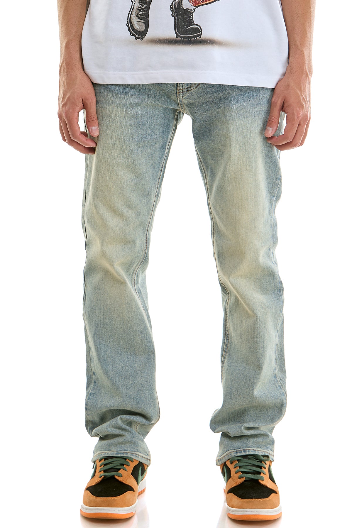 SS103 Blue | KDNK Basic Slim Straight Jeans