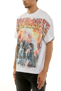 KNT061 White KDNK Graphic Tee