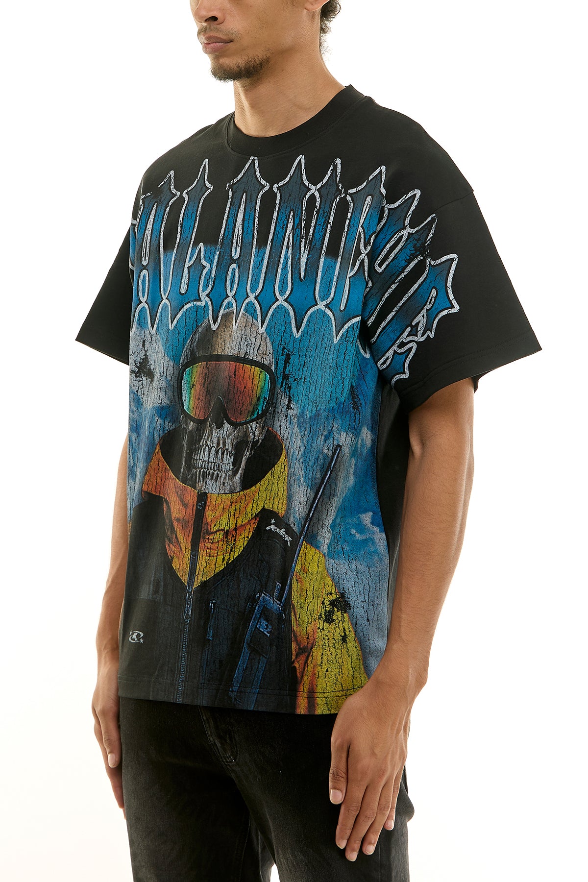 KNT082 Black KDNK Graphic Tee
