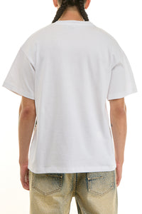 KNT083 White KDNK Graphic Tee
