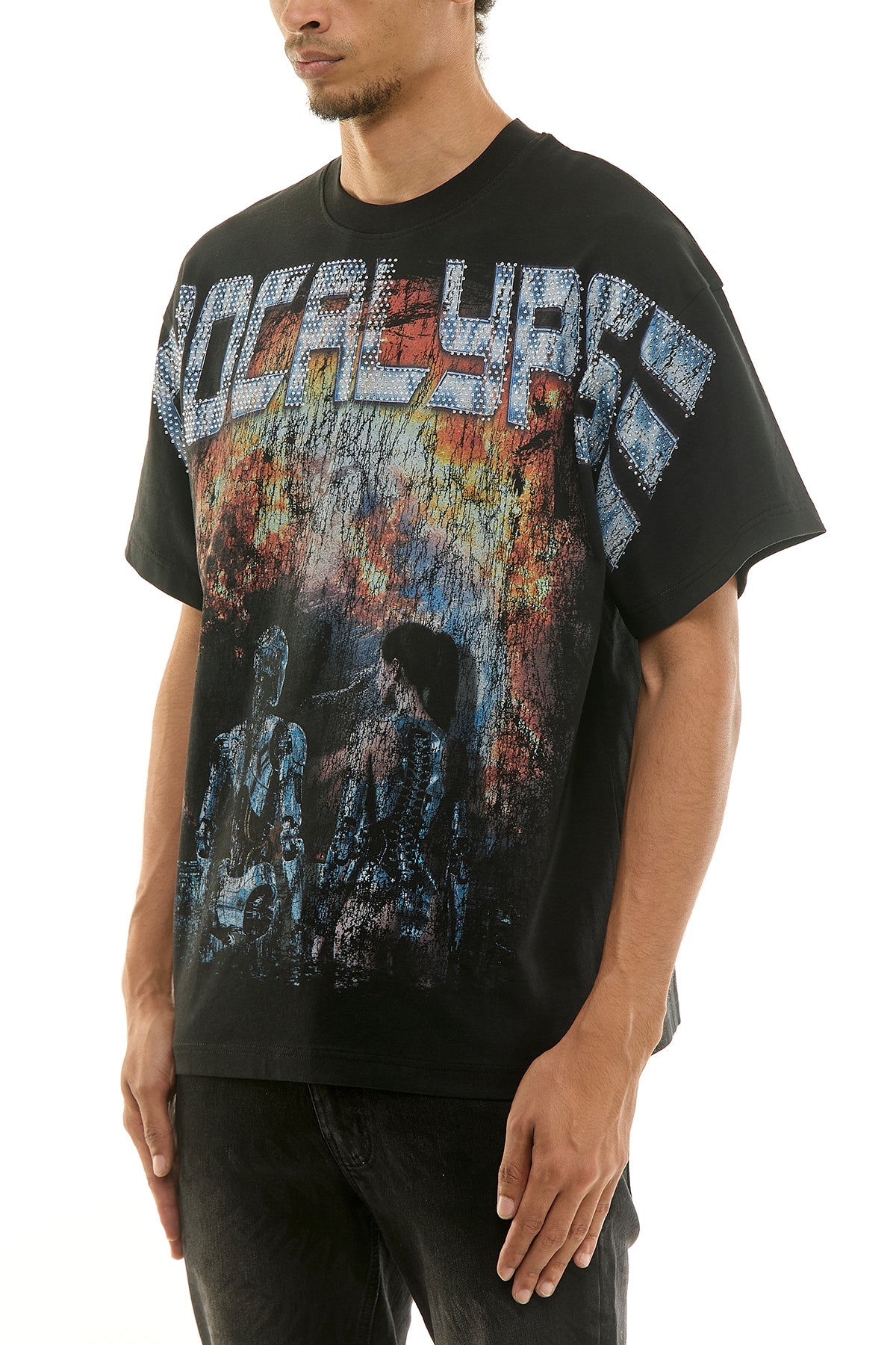 KNT061 Black KDNK Graphic Tee