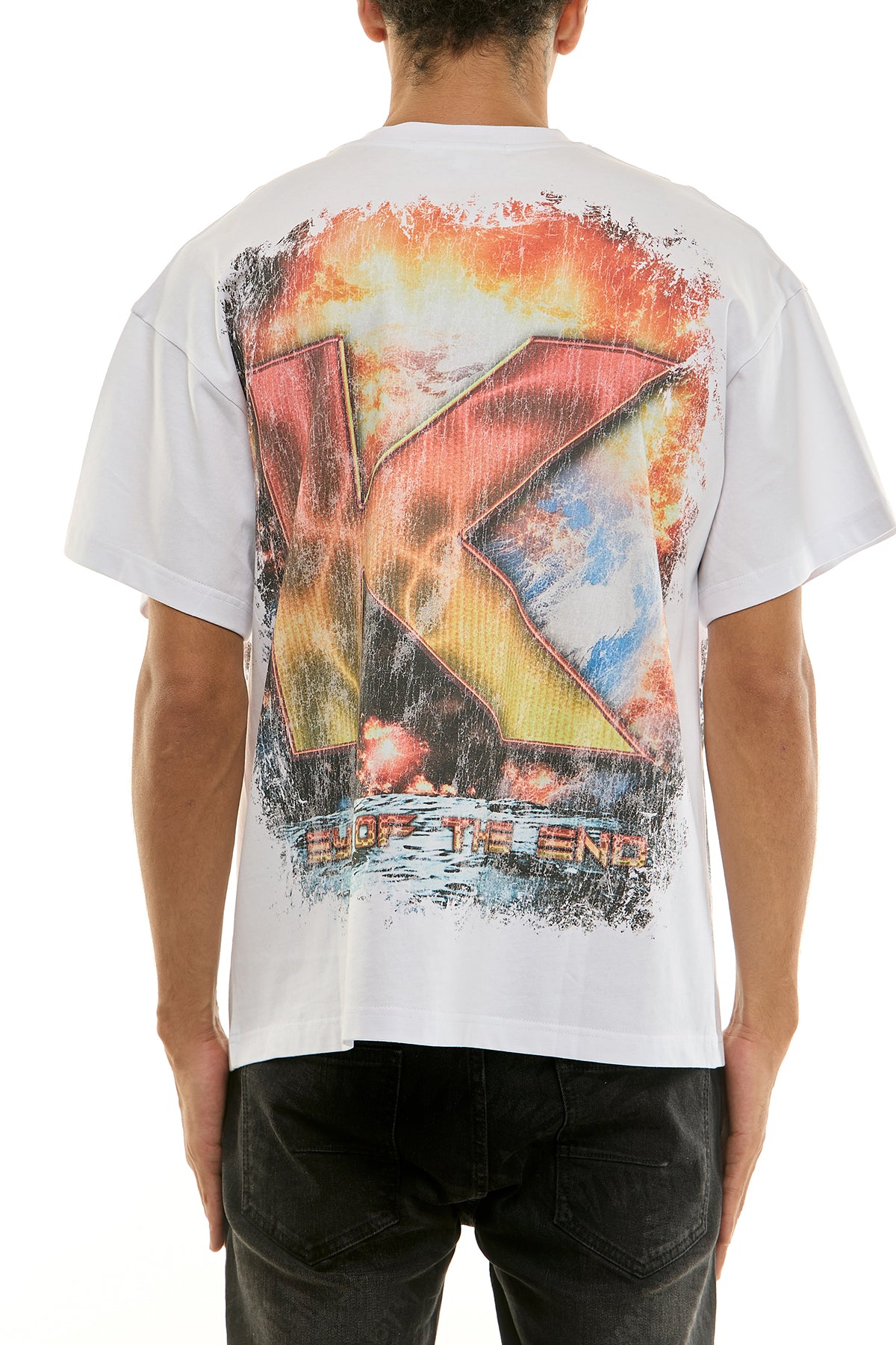 KNT061 White KDNK Graphic Tee