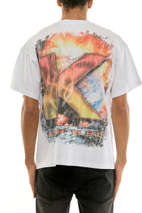 KNT061 White KDNK Graphic Tee