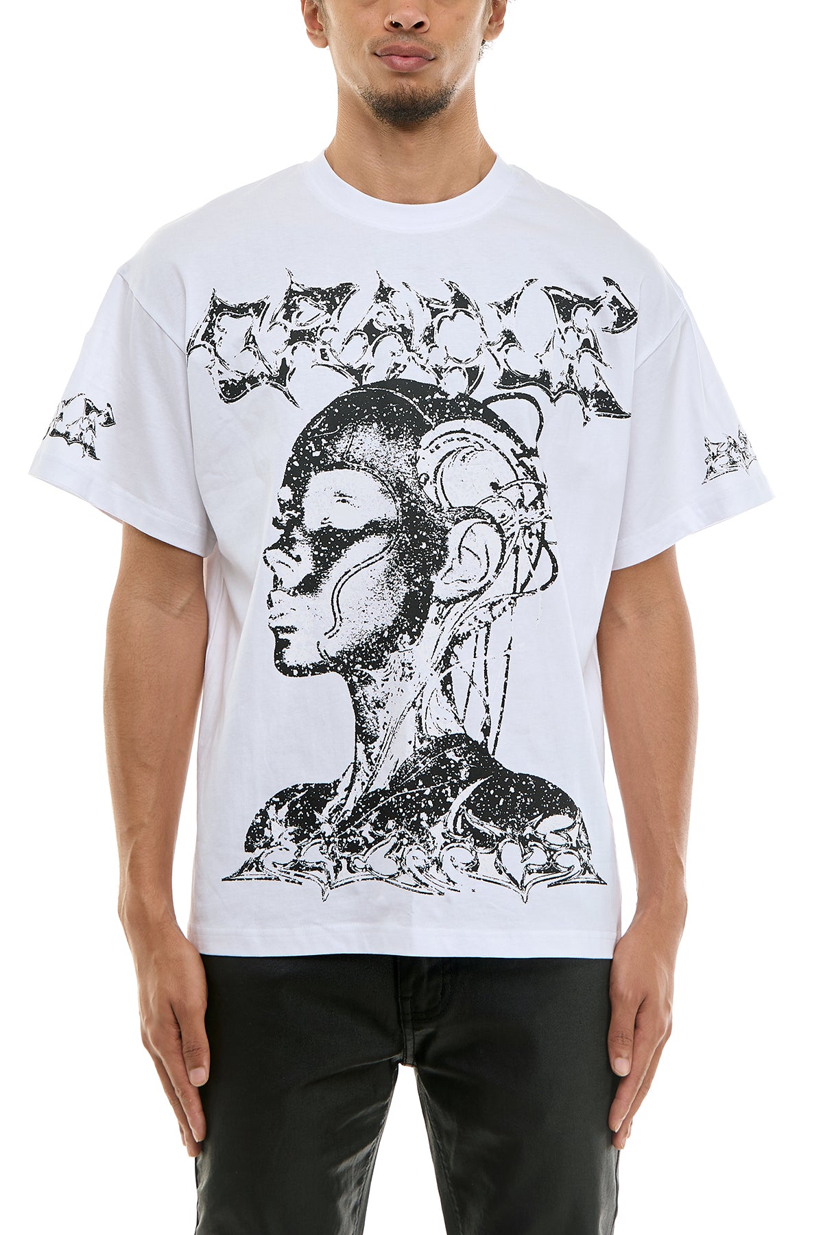 KNT015 White KDNK Graphic Tee