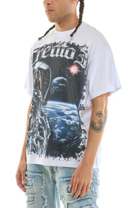 KNT114 White KDNK Graphic Tee