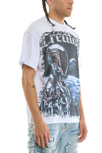 KNT114 White KDNK Graphic Tee