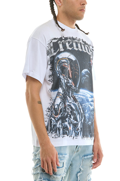 KNT114 White KDNK Graphic Tee