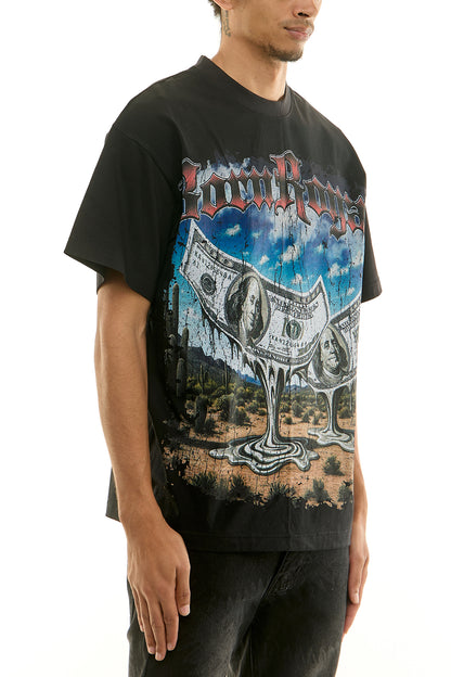 KNT087 Black KDNK Graphic Tee