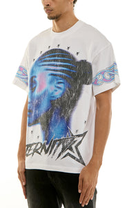 KNT069 White KDNK Graphic Tee