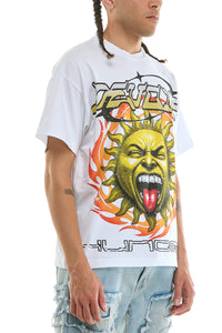 KNT108 White KDNK Graphic Tee