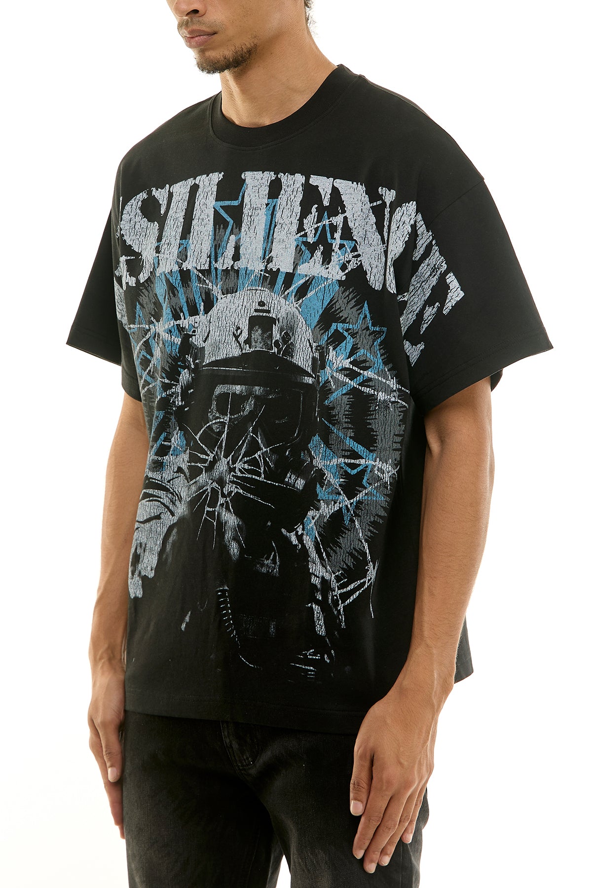 KNT057 Black KDNK Graphic Tee