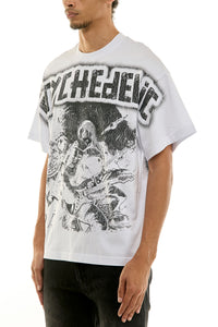 KNT067 White KDNK Graphic Tee