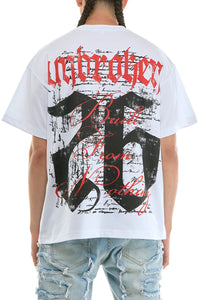 KNT125 White KDNK Graphic Tee