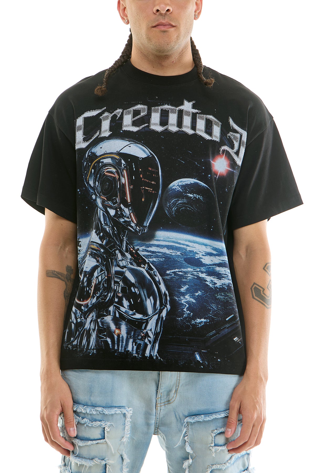 KNT114 Black KDNK Graphic Tee