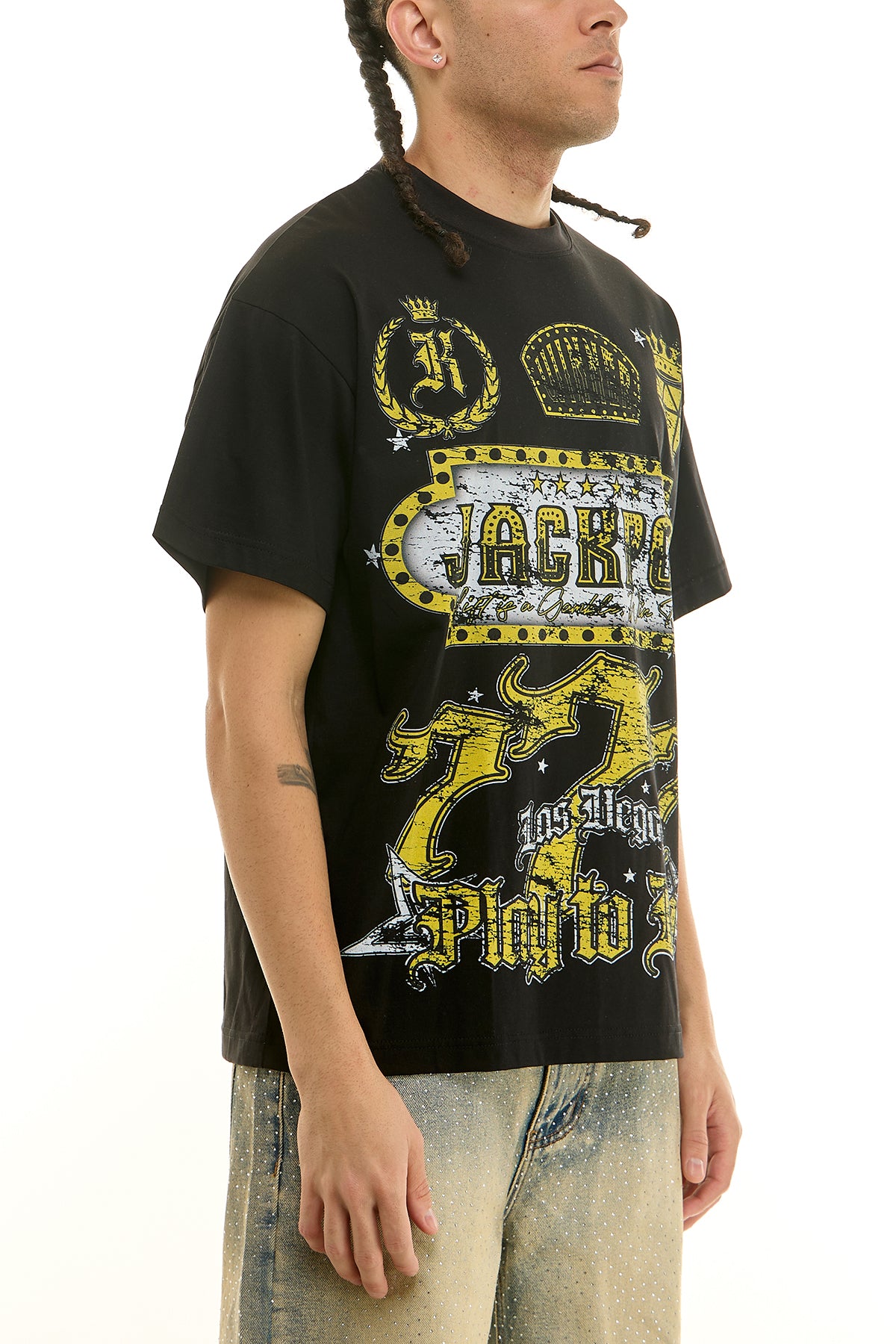 KNT100 Black KDNK Graphic Tee