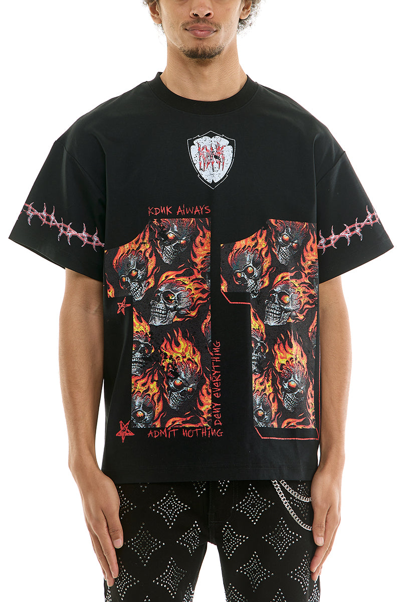 KNT017 Black KDNK Graphic Tee