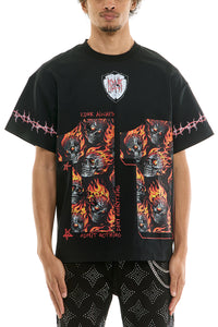 KNT017 Black KDNK Graphic Tee
