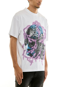 KNT070 White KDNK Graphic Tee