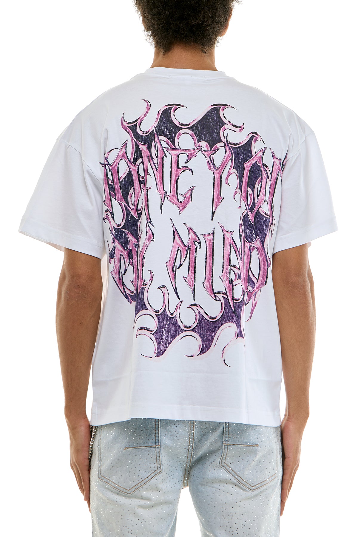 KNT038 White KDNK Graphic Tee