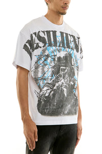 KNT057 White KDNK Graphic Tee