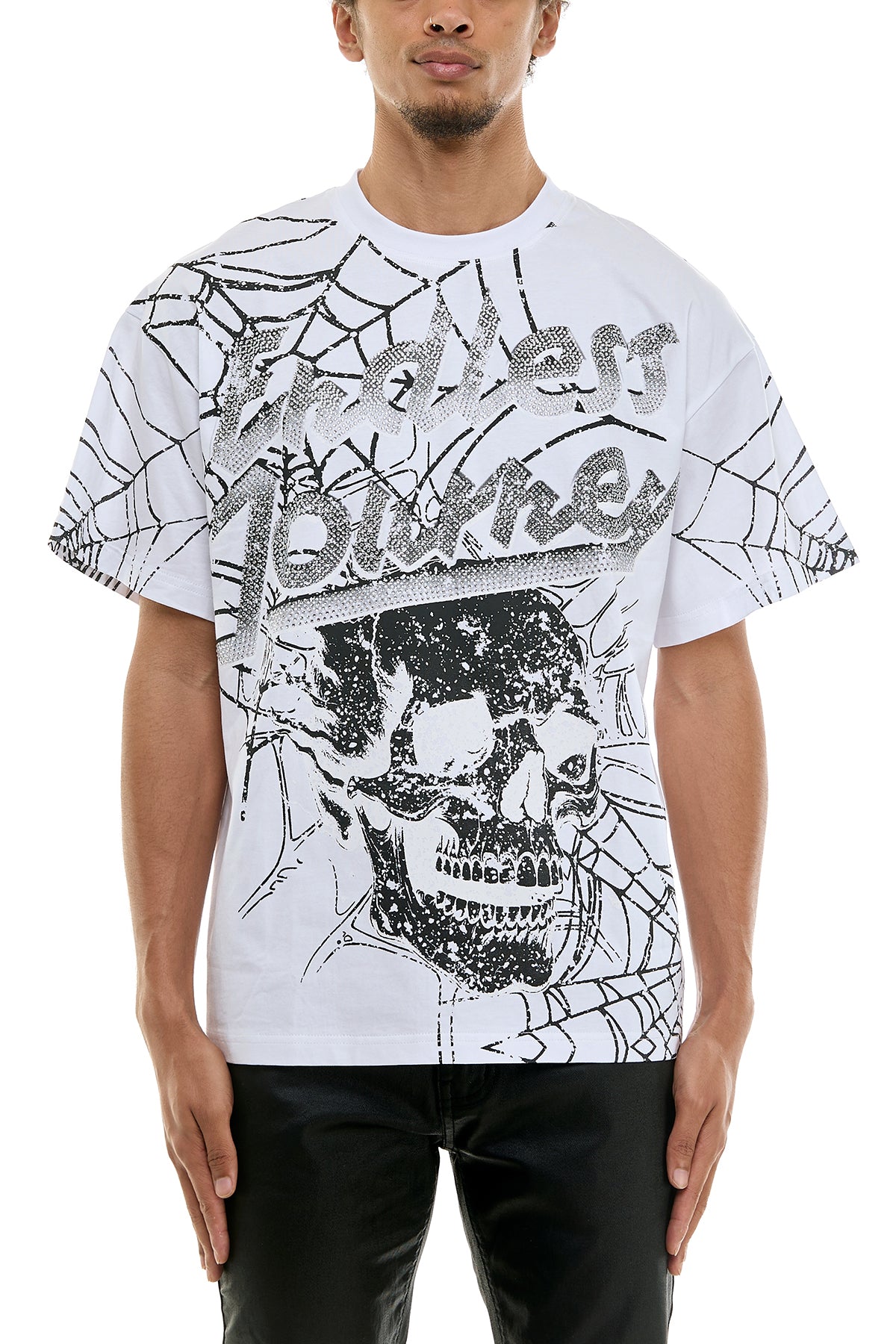 KNT011 White KDNK Graphic Tee